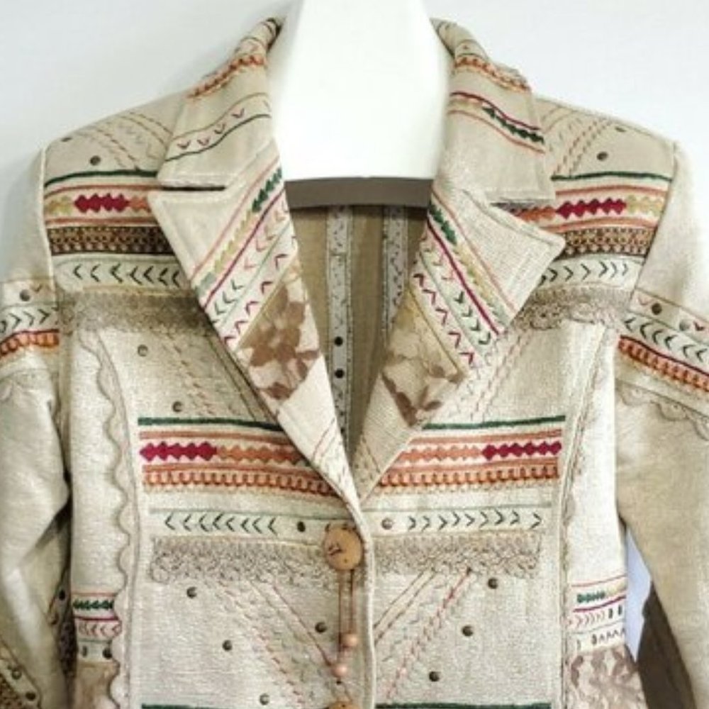 Urban Tribe Boho Eclectic Blazer coat